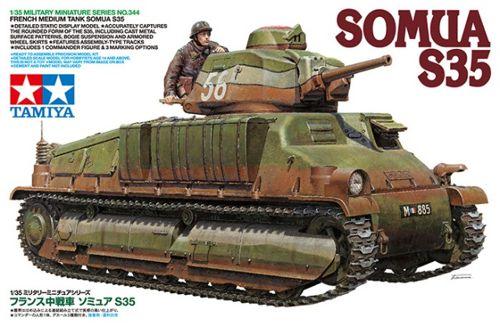 Tamiya 1/35 Somua S35 Scale Model Tamiya Default Title