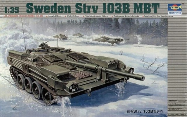 Sweden STRV 103B MBT Model Kit Scale Model Trumpeter