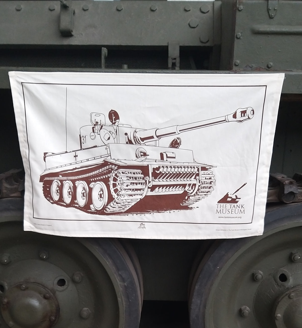 Tiger Tea Towel Tea Towel Smudge