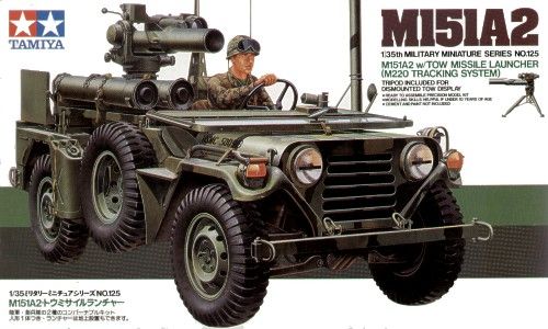 Tamiya 1/35 M151A2 with TOW missile launcher Scale Model Tamiya
