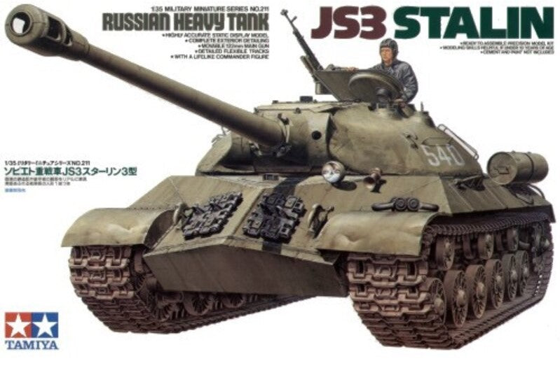 Tamiya 1/35 Russian Heavy Tank JS3 Stalin Scale Model Tamiya