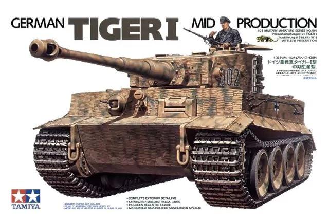 Tamiya 1/35 Tiger I Mid Production Scale Model Tamiya Default Title