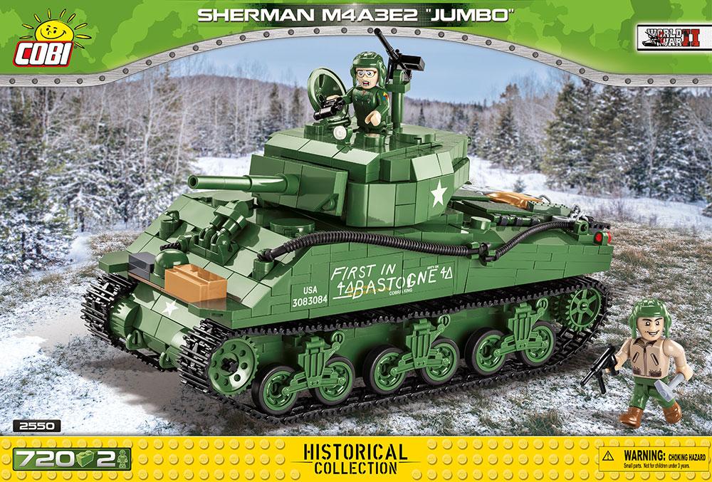 Cobi Sherman M4A3E2 Jumbo Brick Model Kit Cobi