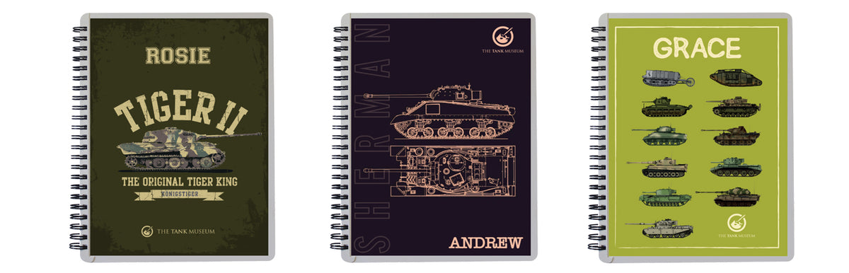 Personalised Notebooks – The Tank Museum