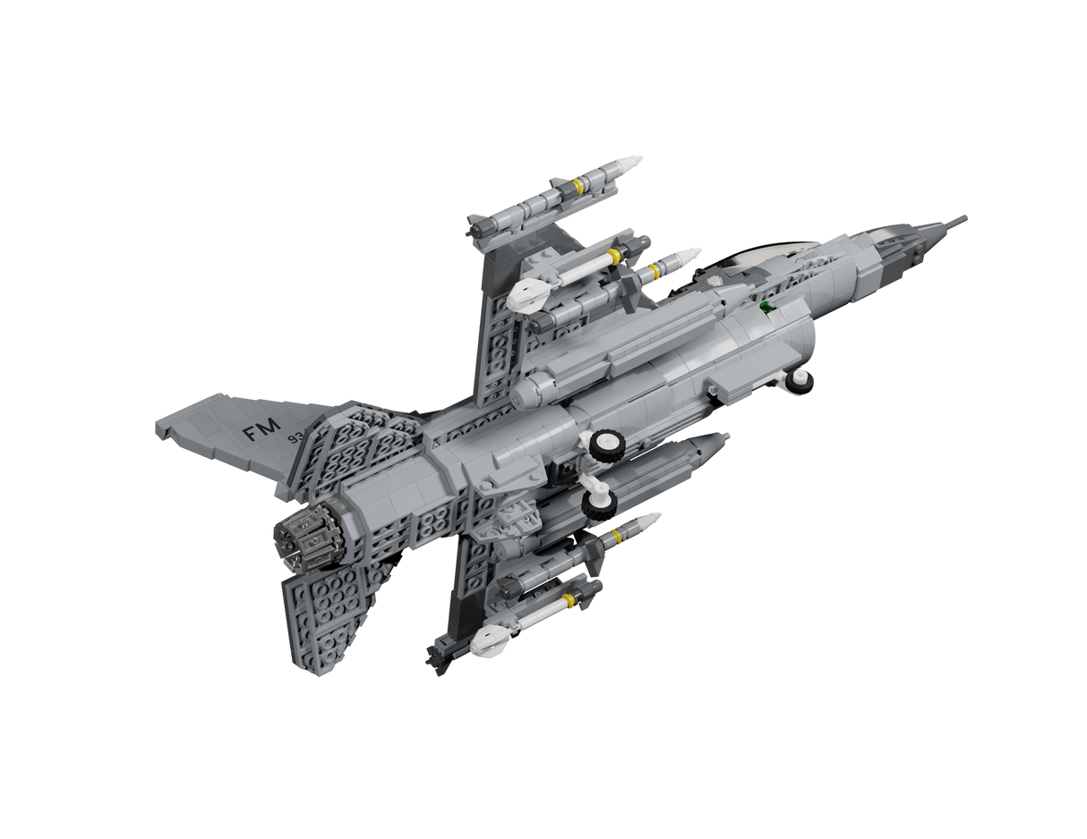 Brickmania 1/48 Lockheed-Martin® F-16 Fighting Falcon, Atom Brick Brick Models [variant_option4]