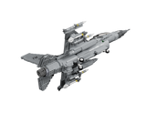 Brickmania 1/48 Lockheed-Martin® F-16 Fighting Falcon, Atom Brick Brick Models [variant_option4]