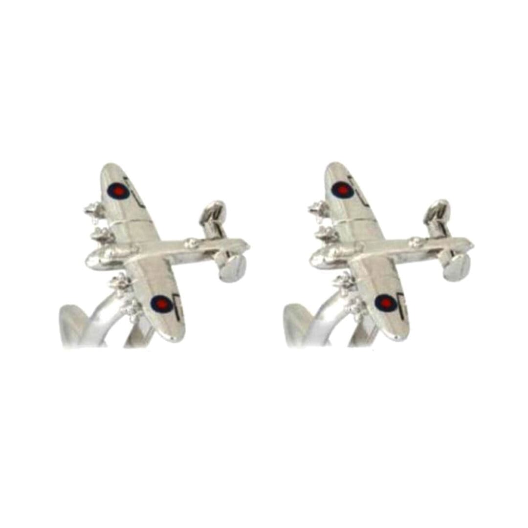 RAF spitfire aircraft plane cufflinks sterling silver – Sarah Beth