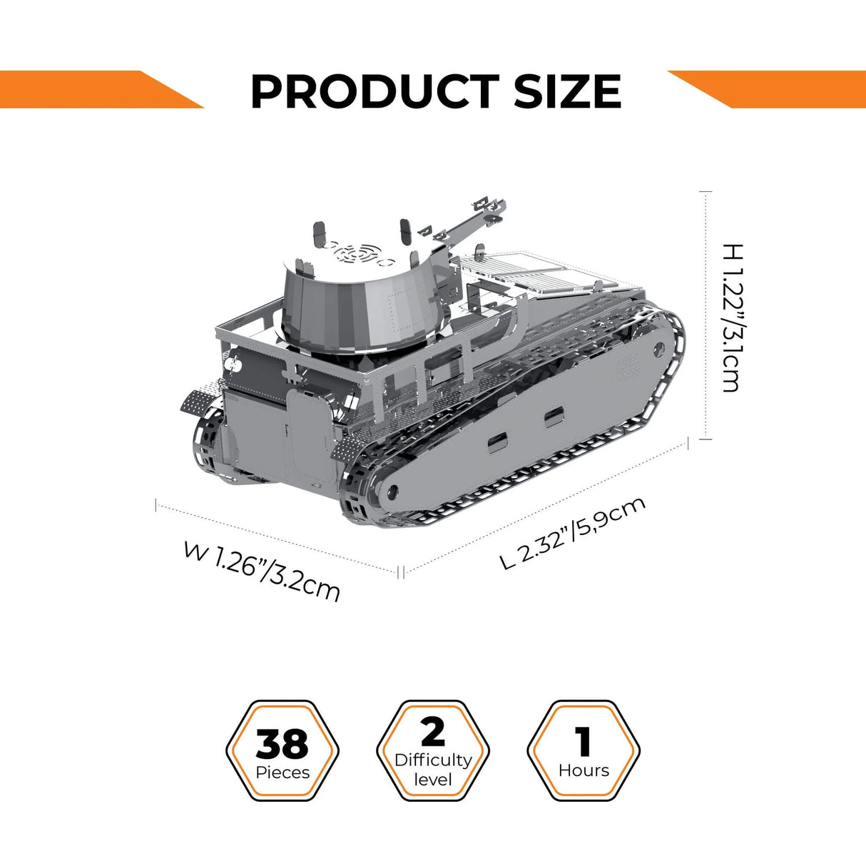 Metal Time: 1/72 Scale Leichttraktor VS.KFZ.31 Scale Model [variant_option4]