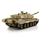 Torro: 1/16 Scale Remote Control Challenger 2 Sand BB+IR (Metal Tracks) Pre-Built Model [variant_option4]