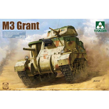 Takom 1/35 M3 Grant British Medium Tank Scale Model Bachmann Europe PLC