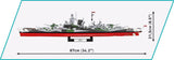 Cobi 1/300 Battleship Tirpitz Brick Model Kit Cobi
