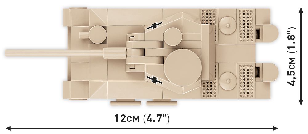 Cobi 1/72 Panzer V Panther Brick Model Kit Cobi