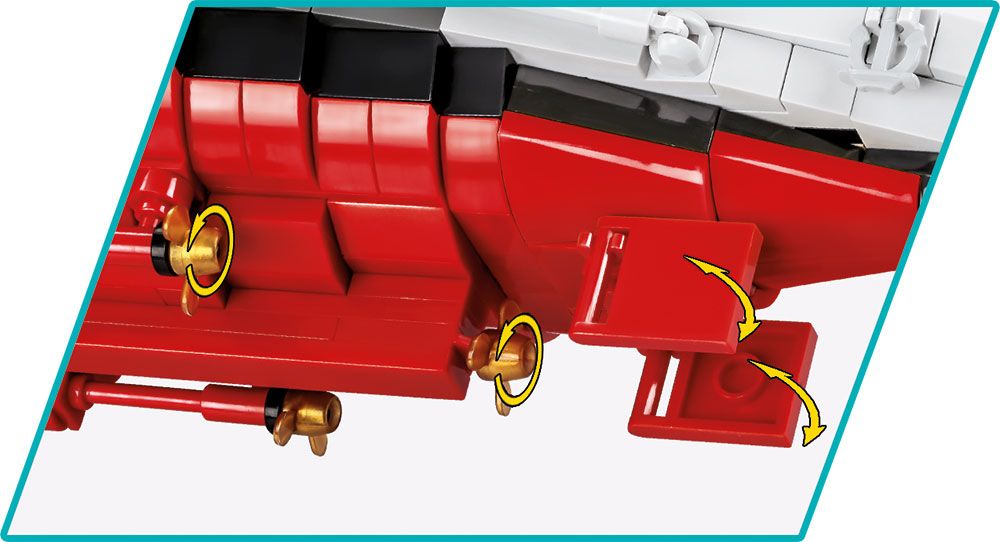 Cobi 1/300 Battleship Tirpitz Brick Model Kit Cobi