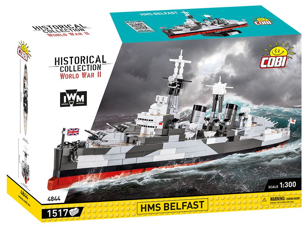 Cobi 1/300 Scale: HMS Belfast Brick Model Kit Cobi