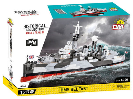 Cobi 1/300 Scale: HMS Belfast Brick Model Kit Cobi