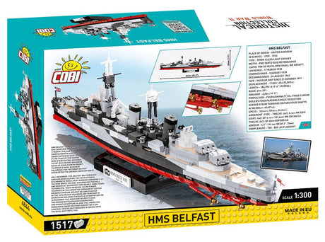 Cobi 1/300 Scale: HMS Belfast Brick Model Kit Cobi