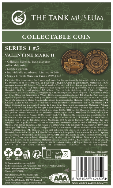 Collectable Coin Series 1 # 5 Valentine Mk II