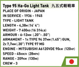 Cobi 1/35 Scale Type 95 Ha-Go Brick Model Kit Cobi
