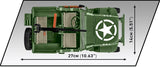 Cobi 1/12 Scale Willys MB Brick Model Kit Cobi