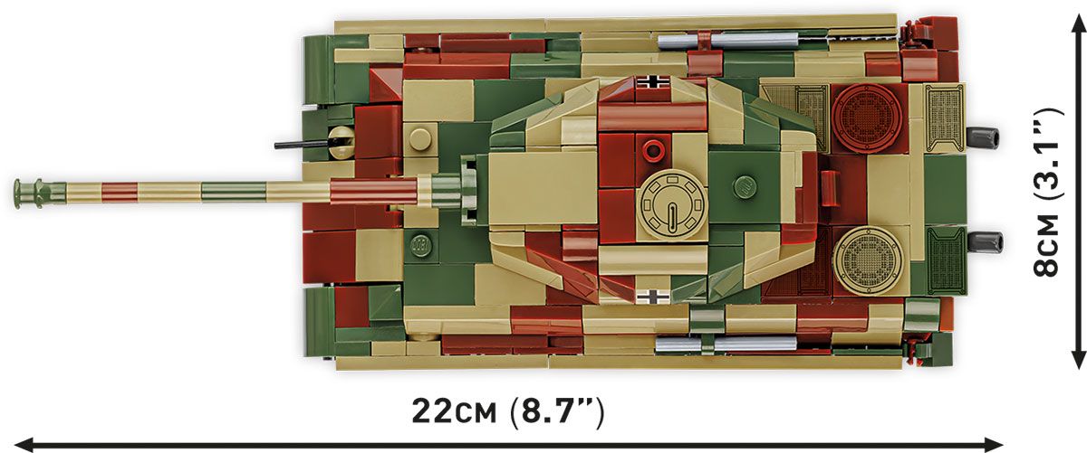 Cobi 1/48 Pz.Kpfw. VI B Tiger II Konigstiger Brick Model Kit Cobi