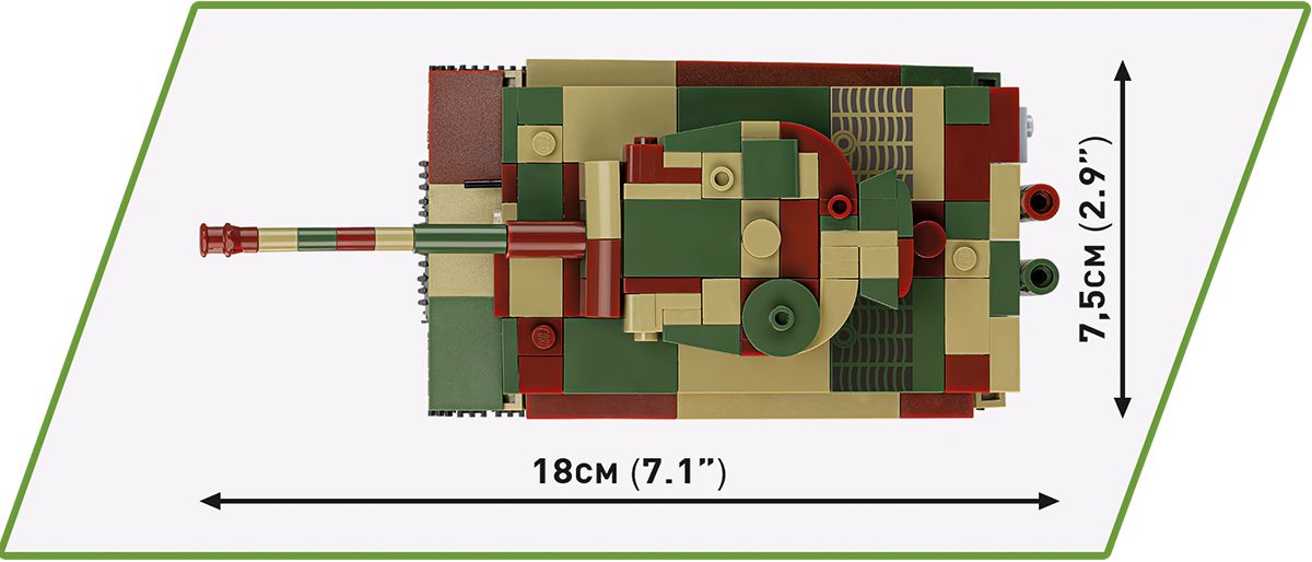 Cobi 1/48 Tiger 1 "Musee des Blindes Saumur" Brick Model Kit Cobi