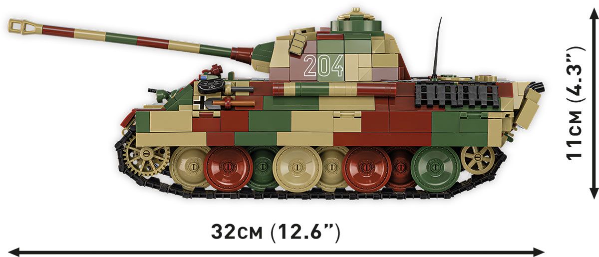 Cobi 1:28 Scale Pz.Kpfw. V Panther Ausf.A Brick Model Kit Cobi