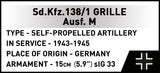 Cobi 1/28 SD.KFZ 138/1 Grille Ausf M Brick Model Kit Cobi