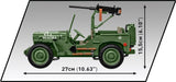 Cobi 1/12 Scale Willys MB Brick Model Kit Cobi
