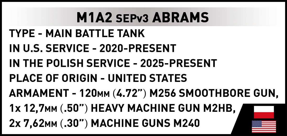 Cobi 1/35 M1A2 Abrams PL