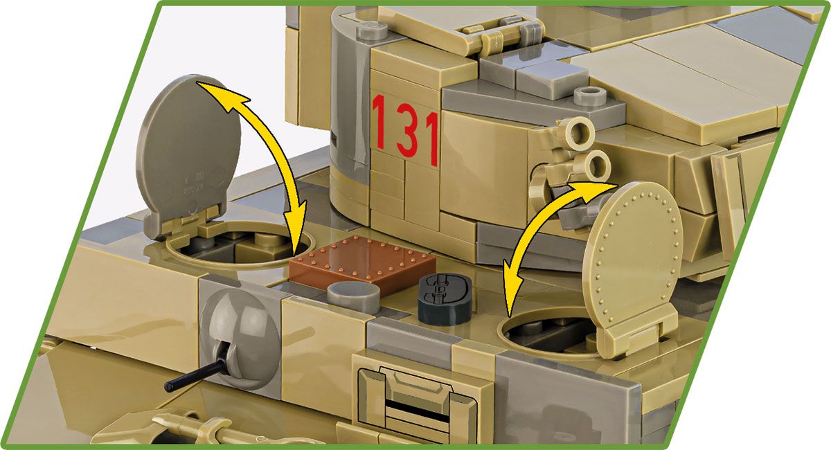 Cobi 1/28 Tiger 131 Upgraded Edition – The Tank Museum