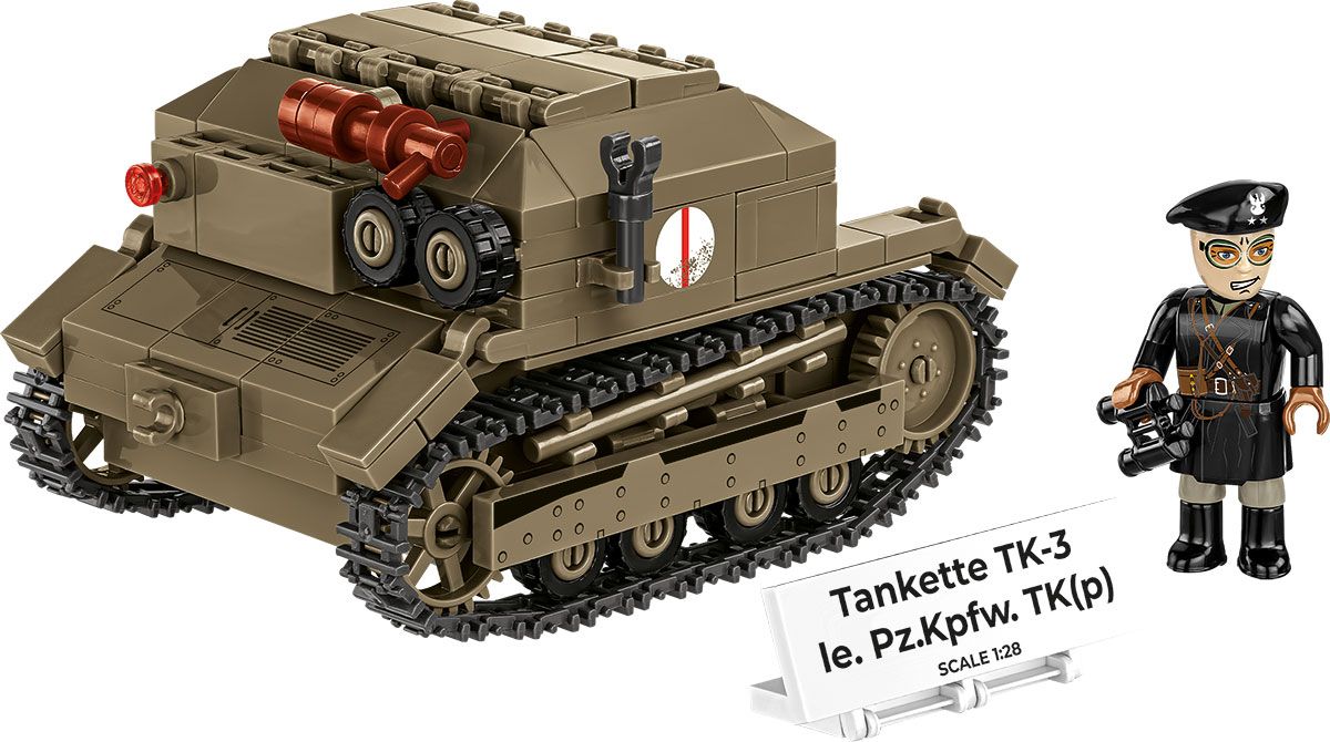 Cobi 1:28 Scale: Tankette TK-3 Brick Model Kit Cobi