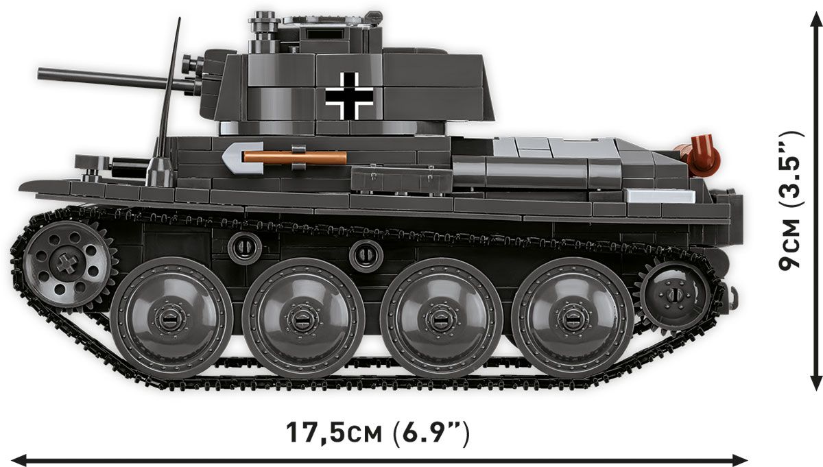 Cobi 1/28 Panzer 38T (CKD) LT VZ.38 Brick Model Kit Cobi