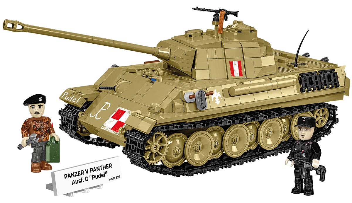 Cobi 1:28 Scale Panzer V Panther Ausf. G Pudel Brick Model Kit Cobi