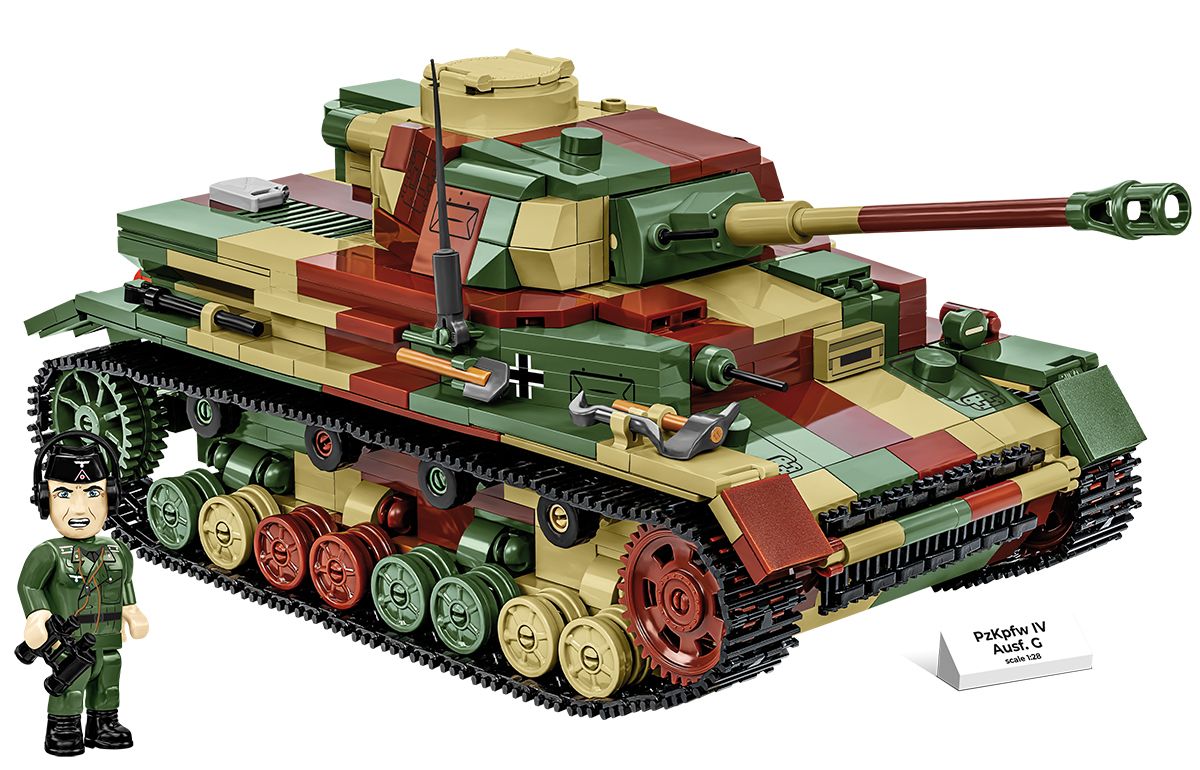 Cobi 1:28 Scale Panzer 4 Ausf G Brick Model Kit Cobi
