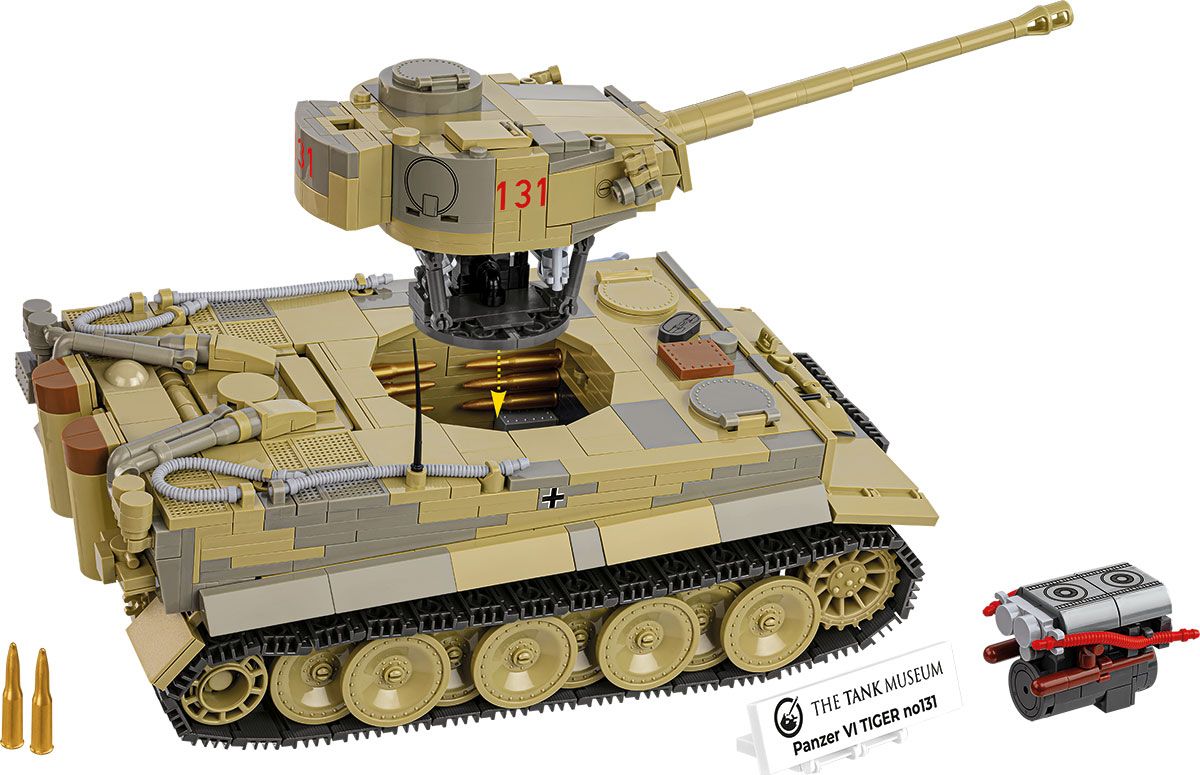 Cobi 1/28 Tiger 131 Upgraded Edition – The Tank Museum