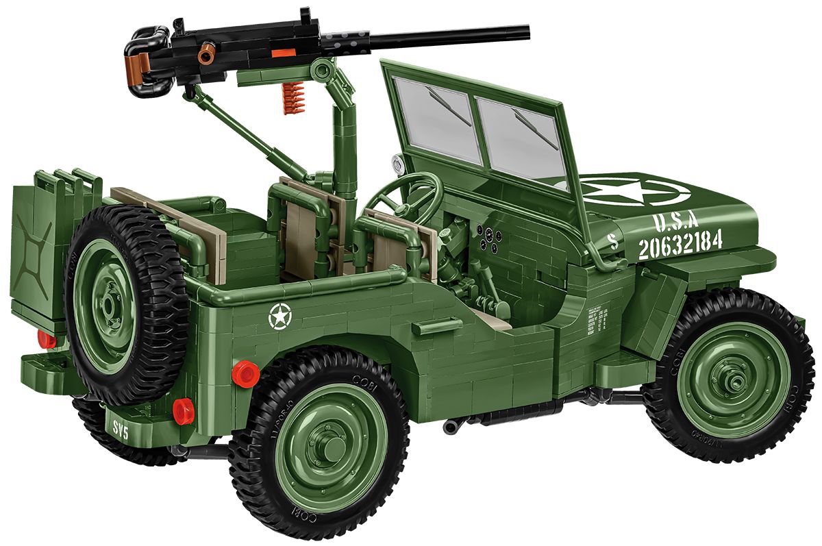 Cobi 1/12 Scale Willys MB Brick Model Kit Cobi