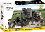 Cobi 1/35 8.8cm Flak 18 with Carrige Brick Model Kit Cobi