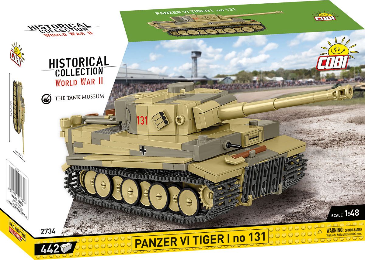 Cobi 1/48 Scale Tiger 131 - Upgraded Brick Model Kit Cobi