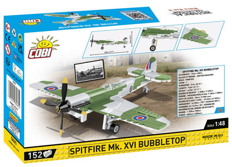 Cobi 1/48 Scale Spitfire Mk 16 Bubbletop Brick Model Kit Cobi