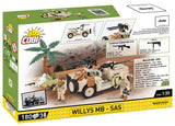 Cobi 1/35 Willys MB -SAS Brick Model Kit Cobi