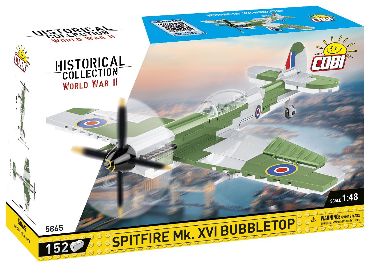 Cobi 1/48 Scale Spitfire Mk 16 Bubbletop Brick Model Kit Cobi