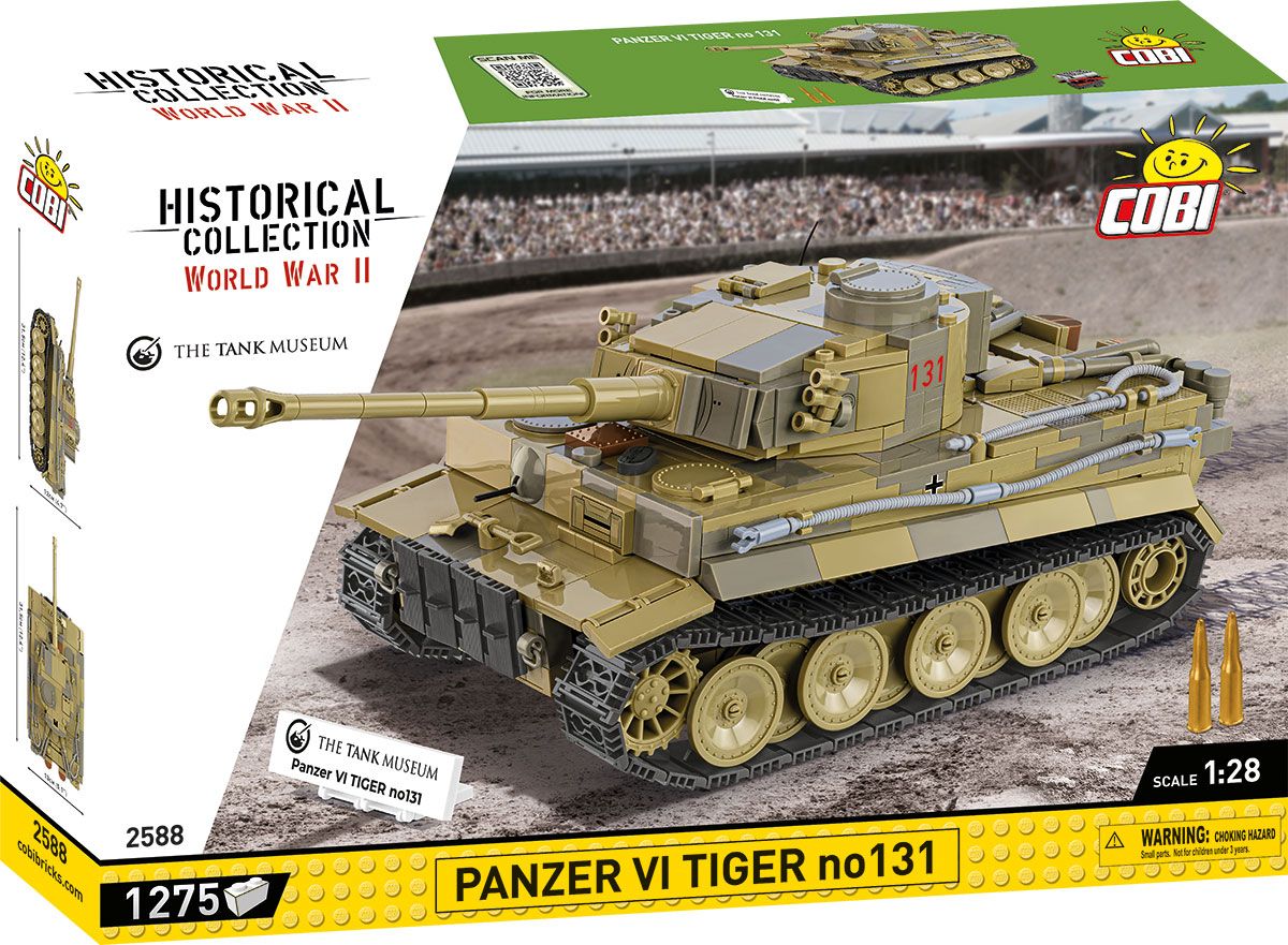 Cobi 1/28 Tiger 131 Upgraded Edition