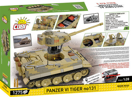 Cobi 1/28 Tiger 131 Upgraded Edition