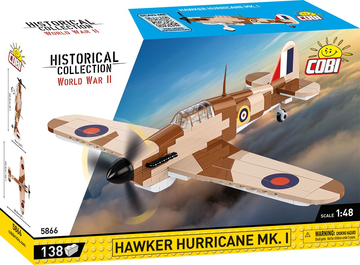 Cobi 1/48 Scale Hawker Hurricane Mk 1 Brick Model Kit Cobi