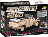 Cobi 1/12 Scale Kübelwagen Type 82 Brick Model Kit Cobi