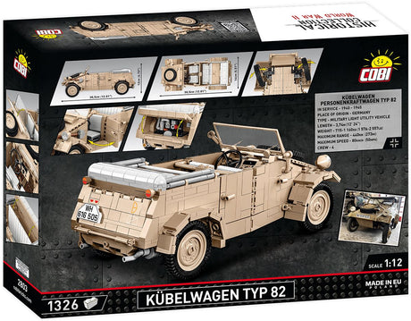 Cobi 1/12 Scale Kübelwagen Type 82 Brick Model Kit Cobi