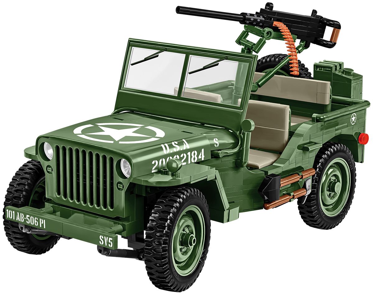 Cobi 1/12 Scale Willys MB Brick Model Kit Cobi