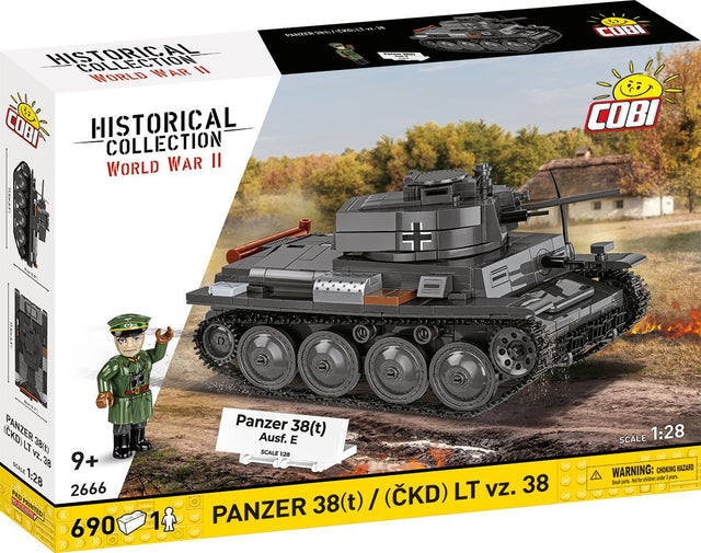 Cobi 1/28 Panzer 38T (CKD) LT VZ.38 Brick Model Kit Cobi