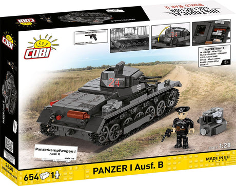 Cobi 1/28 Scale Panzer 1 Ausf B Brick Model Kit Cobi
