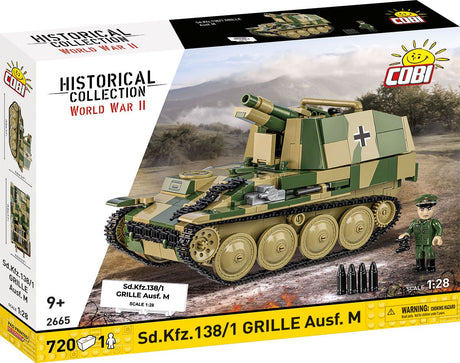 Cobi 1/28 SD.KFZ 138/1 Grille Ausf M Brick Model Kit Cobi